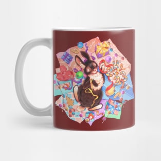 Christmas and New Year's Rabbit Mug